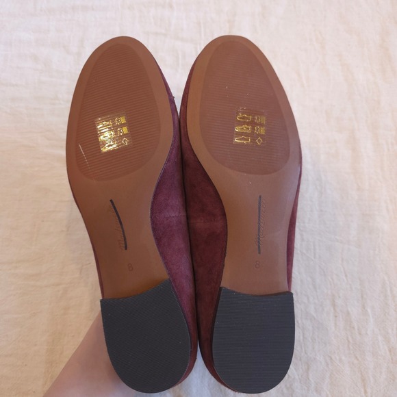 Madewell The Francine Ballet Flat - Dark Merlot/ Size 8 - Picture 6 of 7